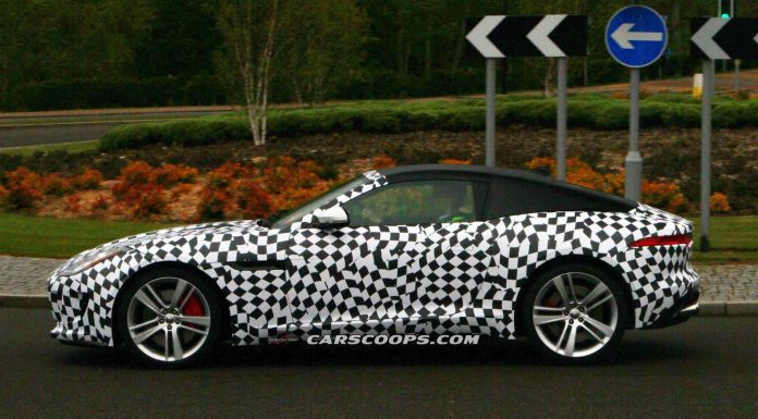 Spyshots: Jaguar F-Type Coupe Spied for the First Time