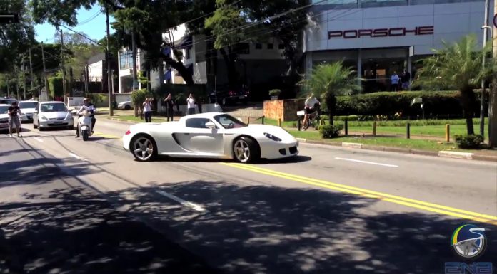 Porsche Carrera GT Drifts Crazy