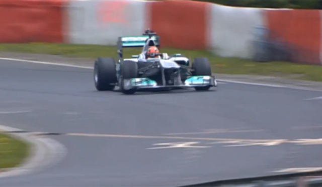 Video: Michael Schumacher Driving F1 car on the 'Ring