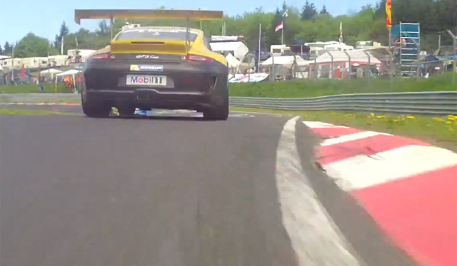 Video: Watch Porsche 911 Carrera Cup Cars Battling at the 'Ring
