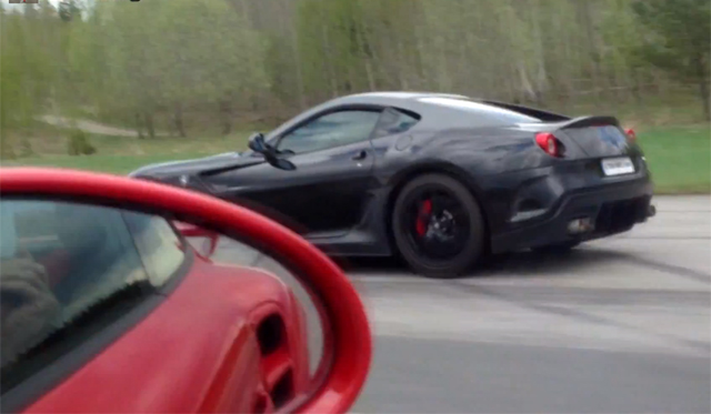 Video: Ferrari 599 GTO vs Porsche 911 Turbo PDK With Aerokit