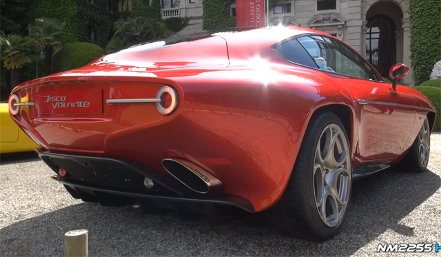 Video: Touring Superleggera Disco Volante Revving at Villa d'Este 2013