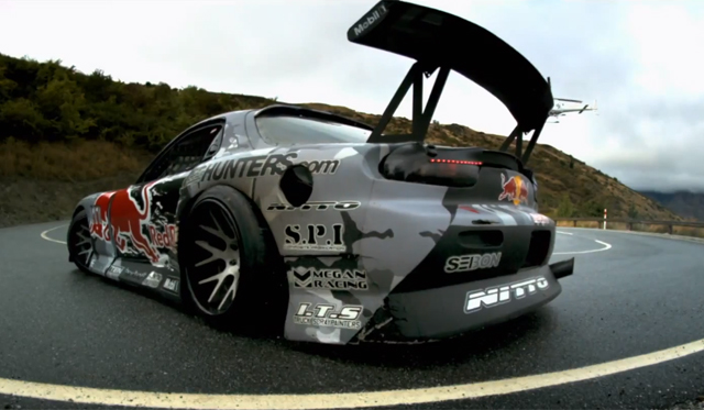 Video: Mad Mike Drifts New Zealand's Crown Range in 750hp Mazda RX-7