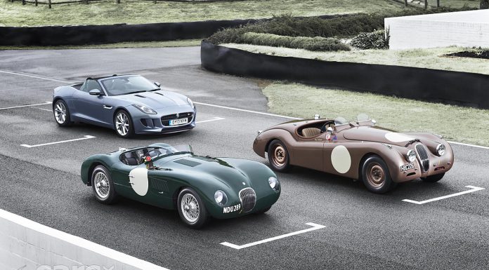 Jaguar Brining F-Type, XK120 and C-Type to Mille Miglia 2013