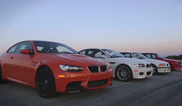Video: Carlos Lago Drives BMW E92 M3, E46 M3, E36 M3 and E30 M3