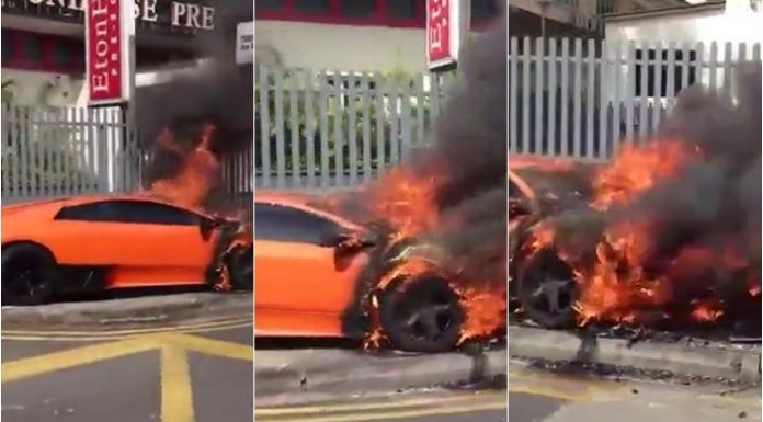 Lamborghini Murcielago Crash