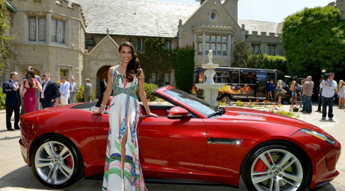 Video: Playboy Playmate of the Year Receives Jaguar F-Type