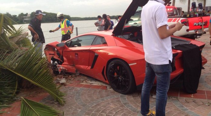 Lamborghini Aventador Crash in Thailand