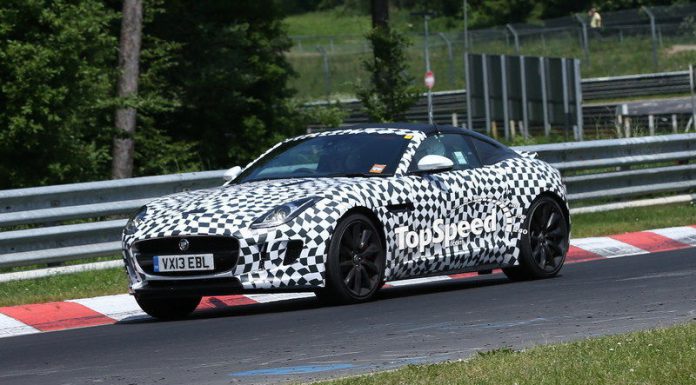 Spyshots: 2014 Jaguar F-Type Coupe at the 'Ring