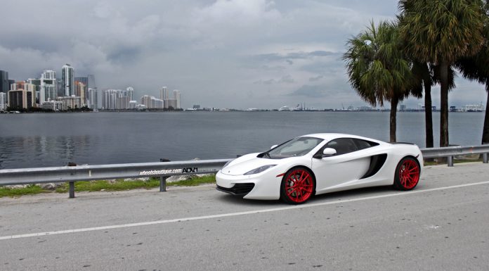 Gallery: McLaren 12C on red ADV.1 Wheels