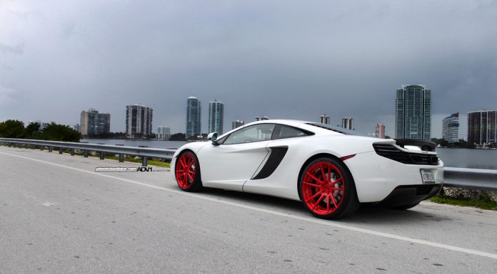 Gallery: McLaren 12C on red ADV.1 Wheels
