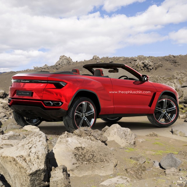 Render: Lamborghini Urus Cabriolet by Theophilus Chin