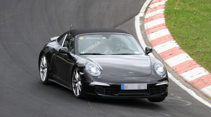 Spyshots: 2014 Porsche 991 911 Targa at the 'Ring