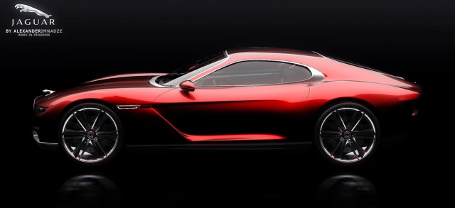 Render: Jaguar E-Type Concept by Alexander Imnadze