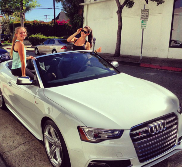Playboy Model Amana Cerny Purchases Audi S5 Cabriolet