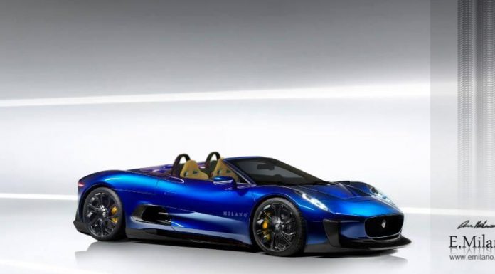 Render: Jaguar C-X75 Spyder by Evren Milano