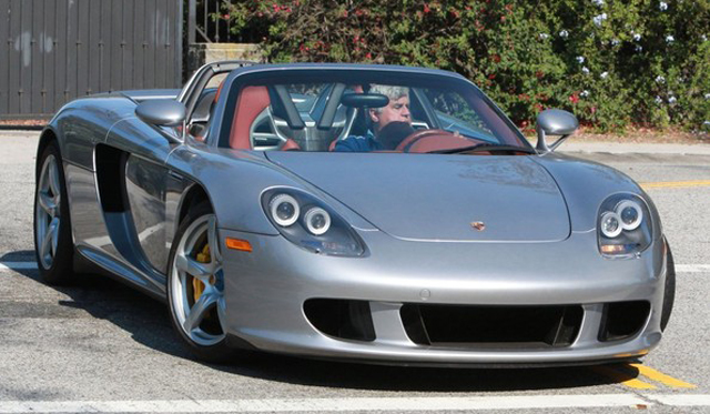 Jay Leno Spotted Driving his Porsche Carrera GT in LA