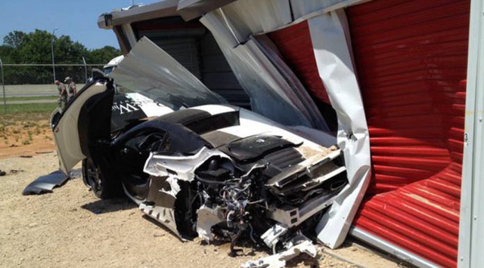 Car Crash: McLaren 12C Spider Destroyed at Gold Rush Rally 2013