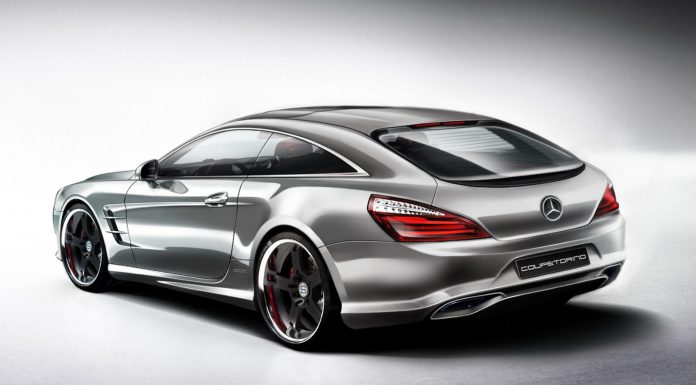 Render: Mercedes-Benz SL Shooting Brake 'CoupeTorino 2013' by StudioTorino