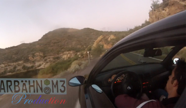Car Crash: BMW M3 Speeding off Cliff Caught on Film