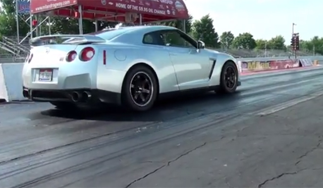Video: Tuned Nissan GT-R Completes Quarter Mile in 8.61 Seconds