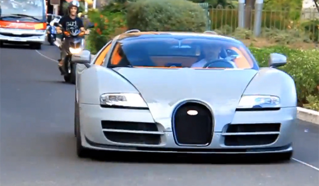 Video: Grey Bugatti Veyron Grand Sport Vitesse Spotted in Monaco