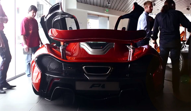 Video: First McLaren P1 Arrives in the U.S.