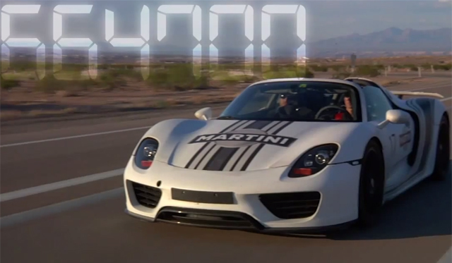 Video: 2014 Porsche 918 Spyder Hot Weather Testing Near Las Vegas