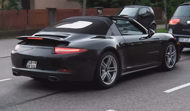 Video: 2014 Porsche 991 Targa Spotted Testing