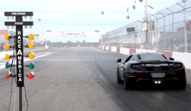 Video: McLaren 12C Completes 1/8th Mile in 7.11 Seconds