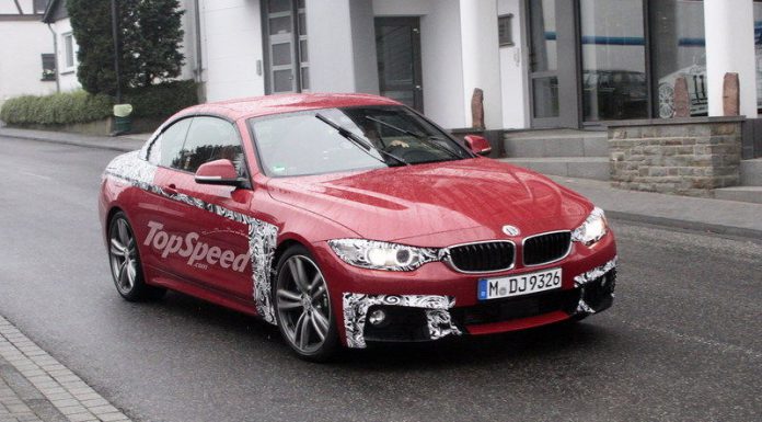 Spyshots: 2014 BMW 4-Series Convertible M-Sport