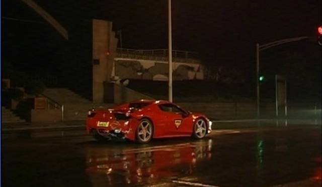 Car Crash: Bentley Continental Flying Spur Rear-ends Ferrari 458 Spider in China