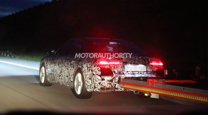 Spyshots: 2015 Audi A8 Testing at Night