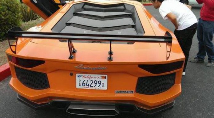 Overkill: Orange Lamborghini Aventador Replica Spotted in the U.S