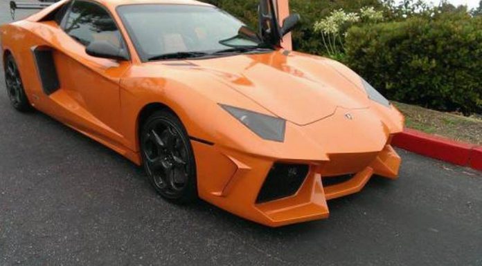 Overkill: Orange Lamborghini Aventador Replica Spotted in the U.S