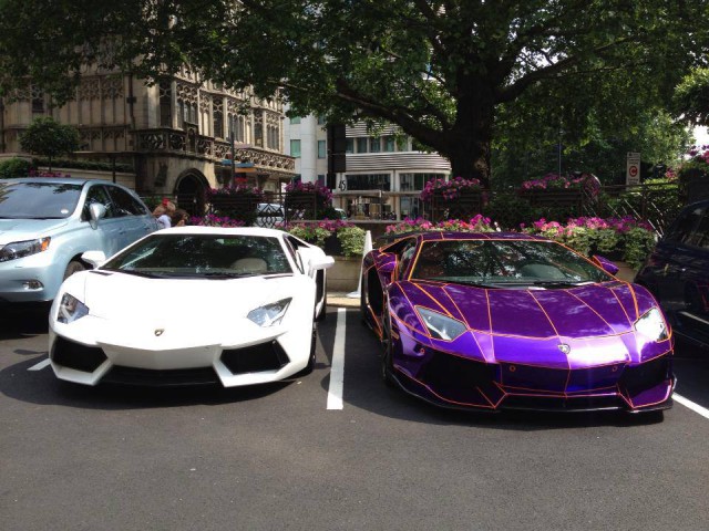 Tron Styled Lamborghini Aventador