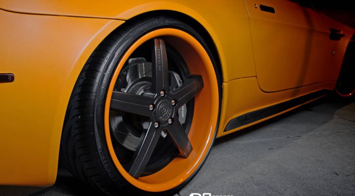 Gallery: Orange Aston Martin V8 Vantage Roadster on D2Forged Wheels