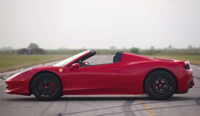 Video: Ferrari 458 Italia Twin-Turbo by Hennessey Performance 0-150mph