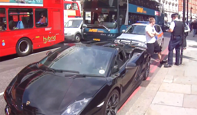 Video: Lamborghini Gallardo LP570-4 Performante Busted for Speeding in London