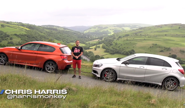 Video: Chris Harris Compares Mercedes-Benz A45 AMG and BMW M135i