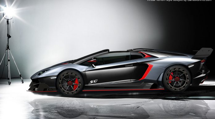 Render: Lamborghini Veneno Inspired Aventador Roadster