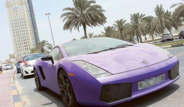 Pro Footballer Abandoned his Lamborghini Gallardo in Sharjah