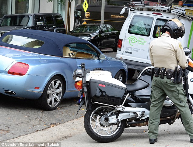 Paris Hilton Caught Speeding in Bentley Continental GTC