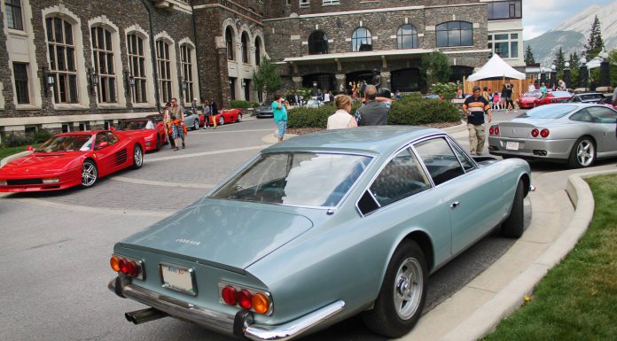 Ferrari Lineup at the Banff Springs Hotel