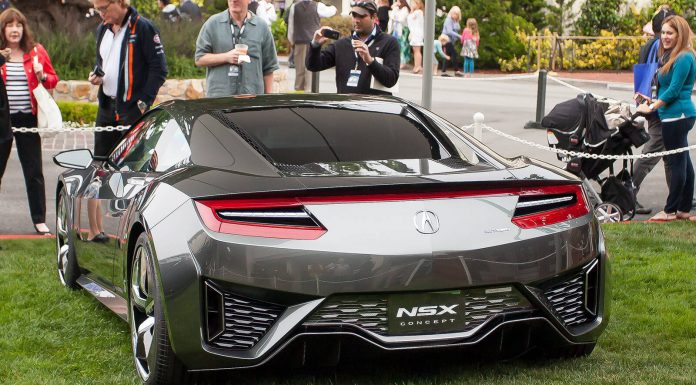 Acura NSX Rear at Pebble Beach