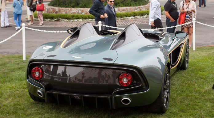 Aston Martin CC100 Speedster Concept at Pebble Beach 2013 Rear