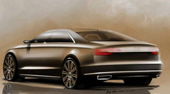 First Sketches of 2014 Audi A8 Revealed