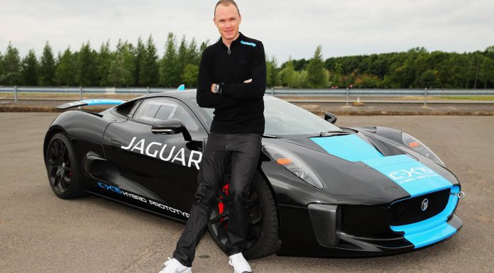 Tour de France Winner Chris Froome Tests Jaguar C-X75