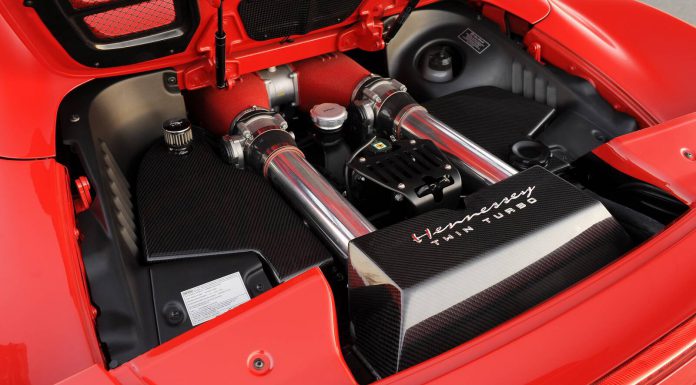 Ferrari 458 Spider HPE700 Twin Turbo Engine
