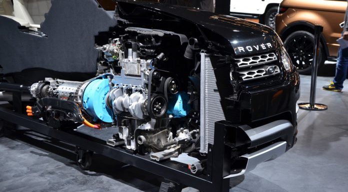 Range Rover Hybrid at Frankfurt Engine
